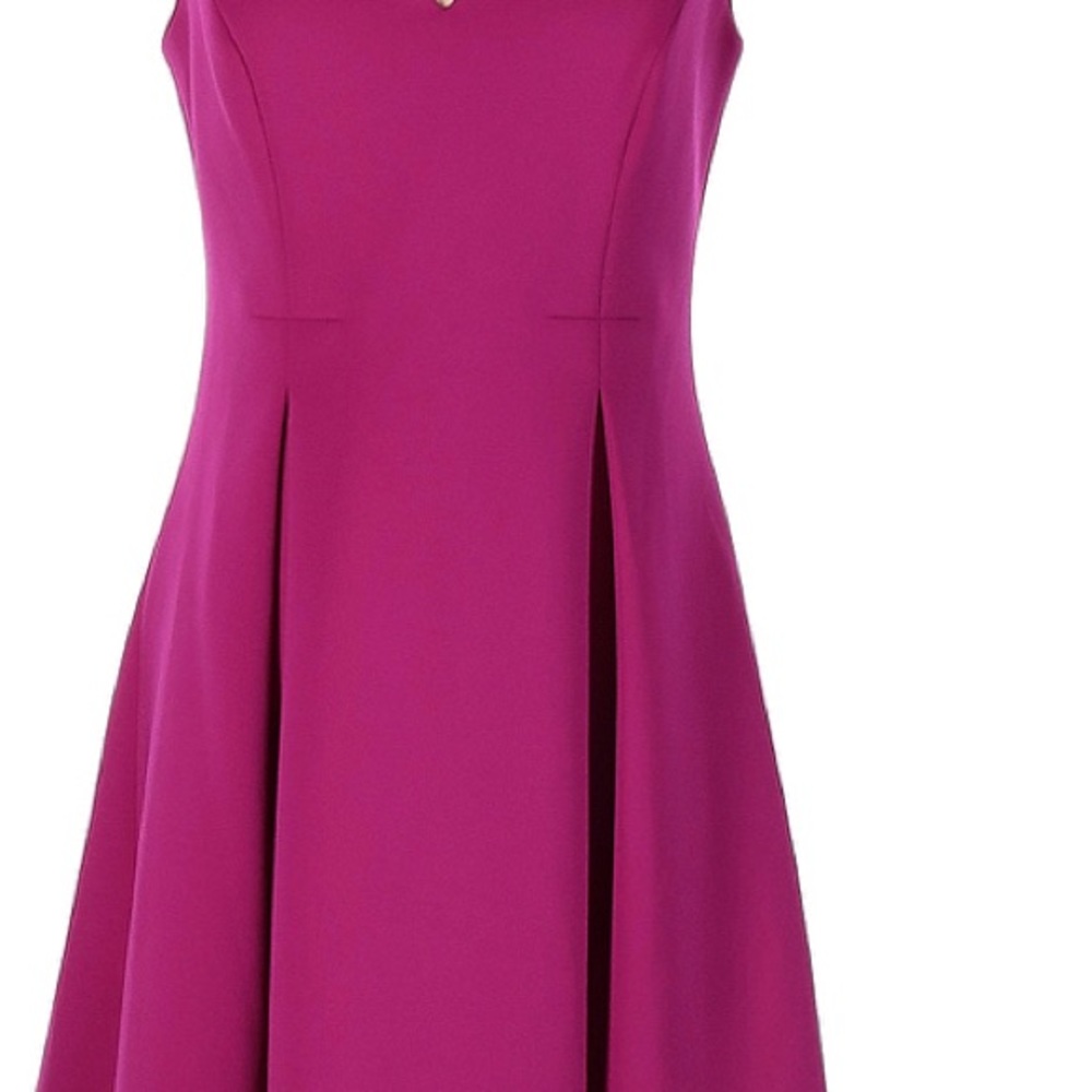 DKNY Hot Pink Casual Sleeveless Dress, size 14